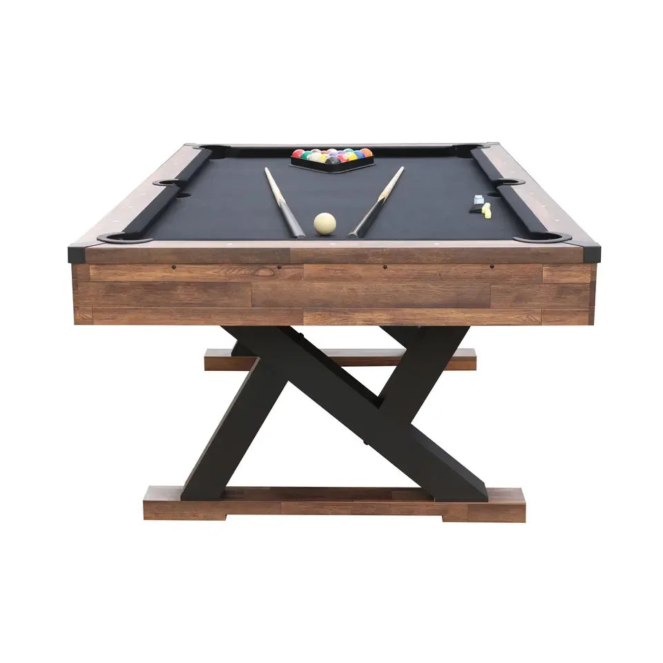 Custom 7ft 3-in-1 Multifunctional Indoor Game Table Snooker & Billiards Table Tennis Dining Table