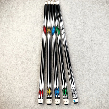 1 Premium 13mm -tipped Nine-ball Cue, Featuring a Colorful Diamond Pattern, 58-inch Length, 18-ounce Weight
