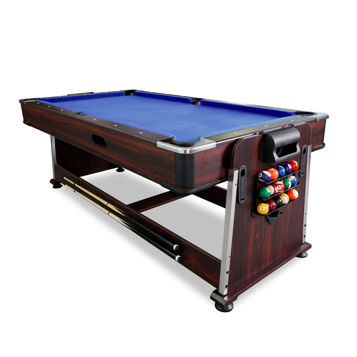 Custom 7ft 4-in-1 Multi-Function Game Table with Pong Air Hockey Pool and Dining Commercial Grade Space Saving Versatile