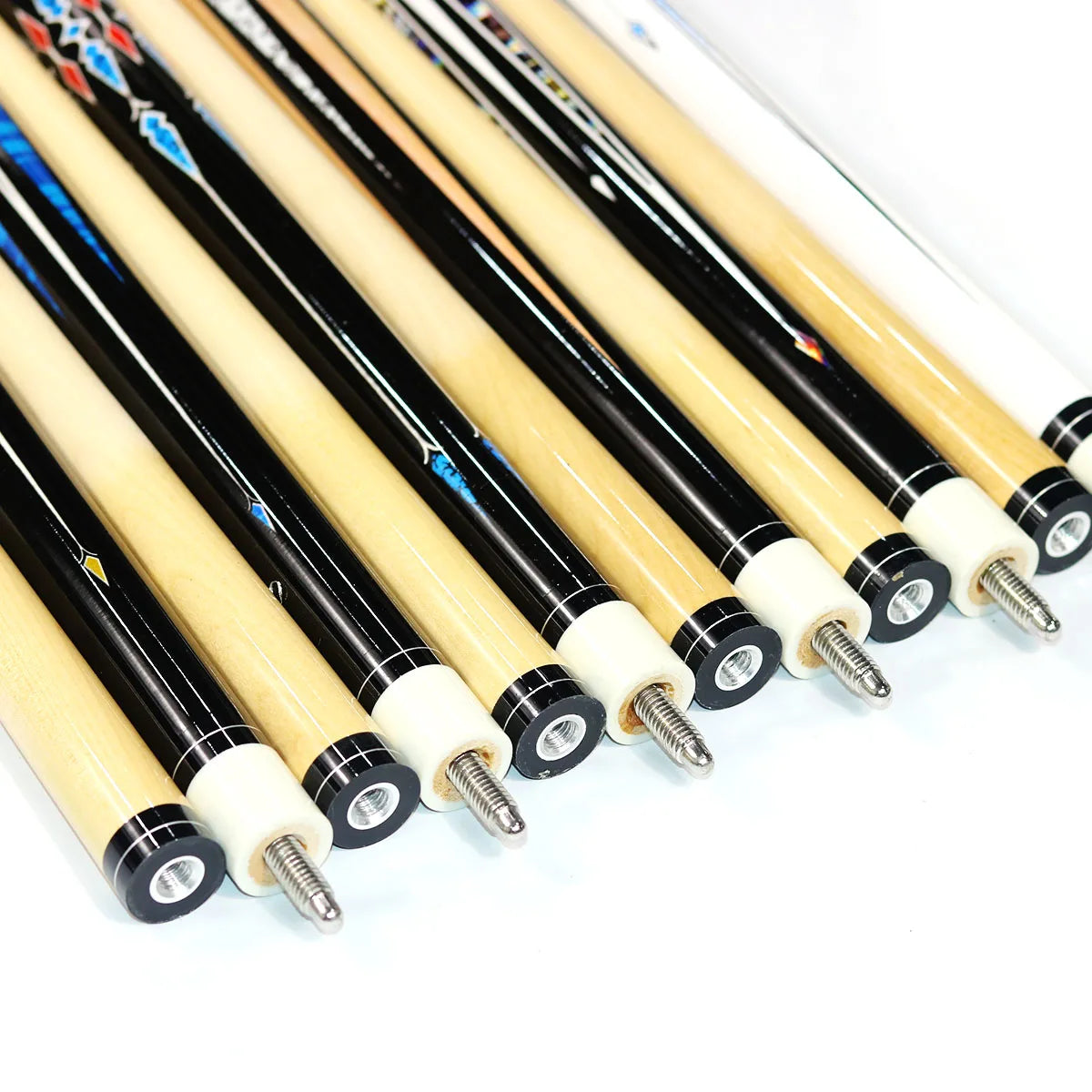 New Snooker Billiard Club Training 2-pc Billiard Pool Que Wooden House Cue Stick